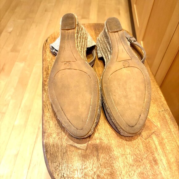 Toni Pons "Caldes" Jute Wedge Espadrilles with Buckle - taupe - Size 9 (EU40) - Picture 8 of 12